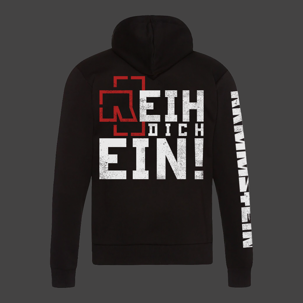 Full Zip Hoodie ”Reih dich ein"