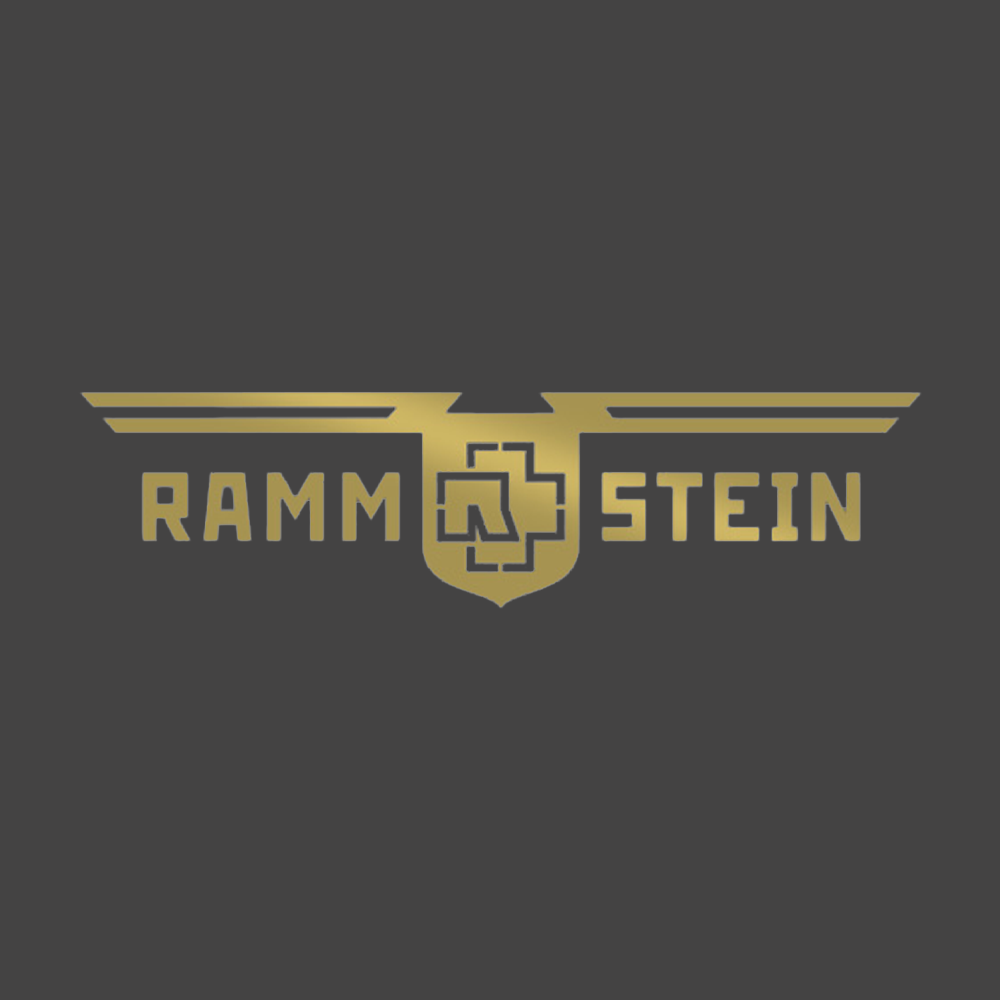 Window Decal Gold “D.R.” – Rammstein Official Merchandise